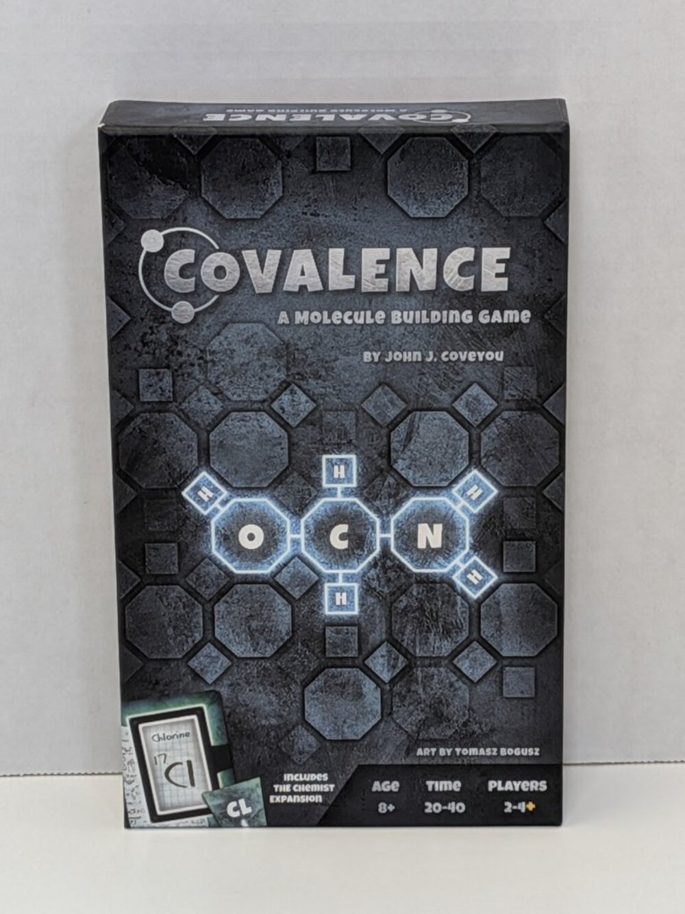 Covalence A Molecule Building Game Plus Expansion Genius Games Unplayed Open Box